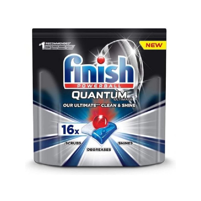 Finish Quantum Ultimate vaatwastabletten 16 tabs doos a 7 pak