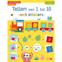 Deltas Tellen van 1 tot 10 met stickers (5-6 j.)