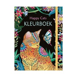 Livre de coloriage Deltas Happy Cats pour adultes