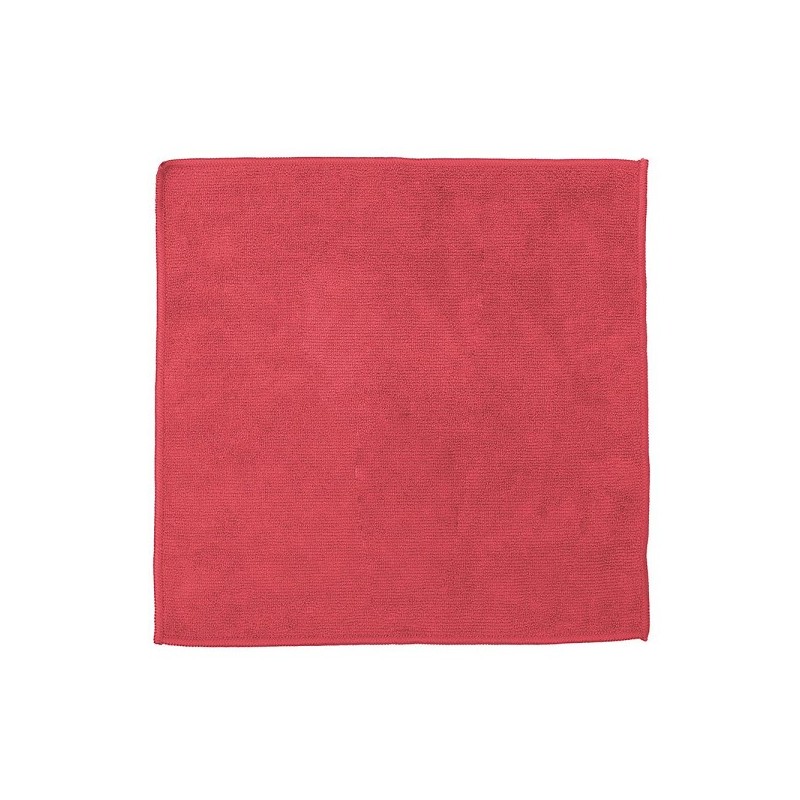 DDDDD chiffon microfibre Billie 30x30cm rouge pack de 6 pièces