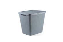 Curver Jute wasbox 58L Smokey Grey