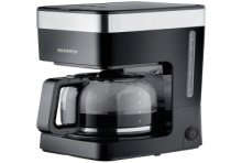 Severin Cafetière acier inoxydable/noir 1,25L 10 tasses 900W