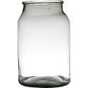 Vase verre recyclé Milky Ø22xH34cm
