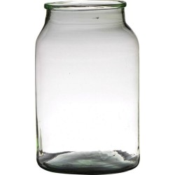 Vaas gerecycled glas Milky Ø22xH34cm