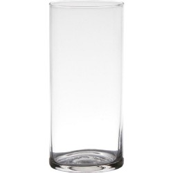 Vase cylindre verre Ø9xH19cm