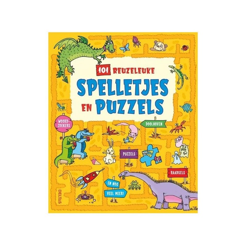 101 reuzeleuke spelletjes en puzzels