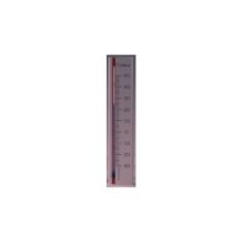 Dr.F binnen/buiten thermometer aluminium 2 ass