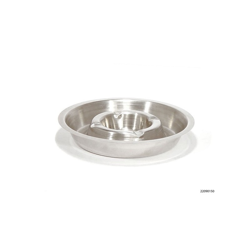 Hotelasbak rvs 16cm H3cm