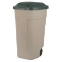 Curver Roll conteneur 110 litres poubelle sur roulettes 54x50x85cm