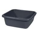 Curver Bol à vaisselle carré 15 litres anthracite 39x39xH15cm