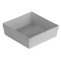 Plateau tiroir Curver argent 15x15x5cm