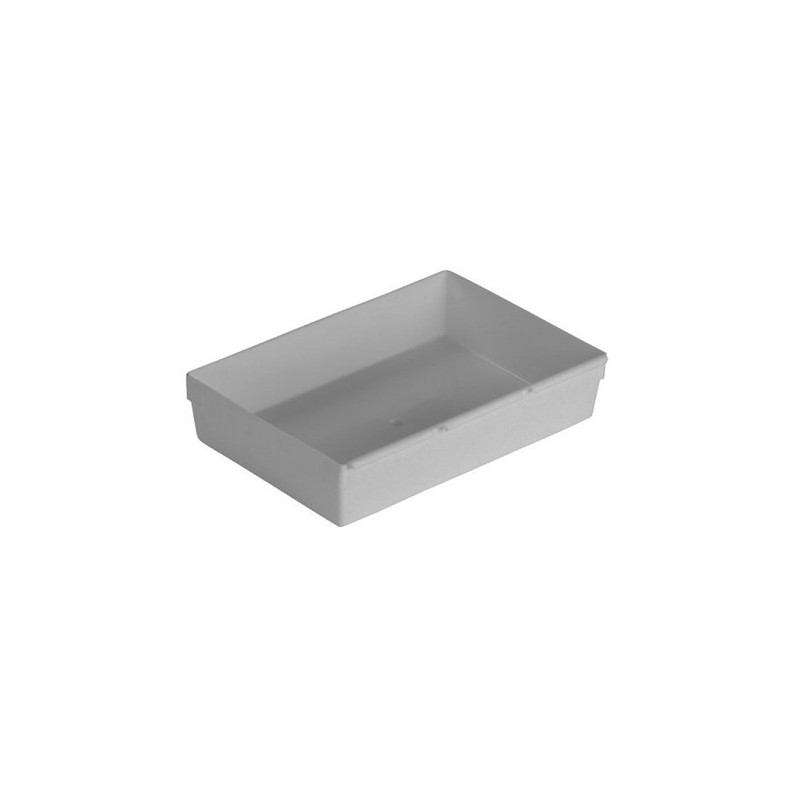 Plateau tiroir Curver argent 23x15x5 cm