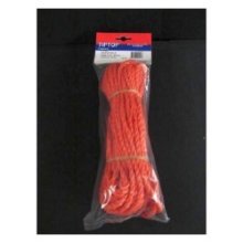 Corde gripolène orange 6 mm brin 20 mtr