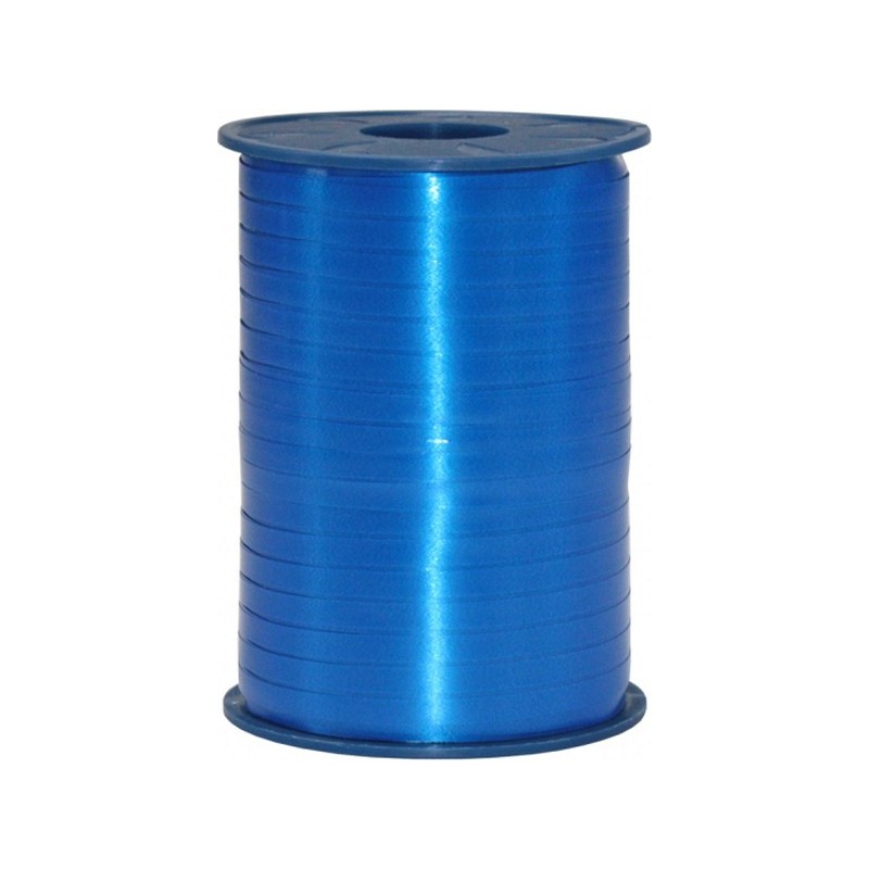 Ruban à friser 5mm-500mtr bleu