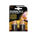 Piles Duracell Plus R14 C carte a 2pcs