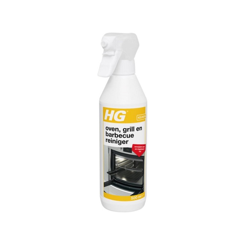 HG nettoyant pour fours, grills et barbecues | le spray nettoyant efficace pour four 500ml