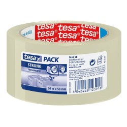 Ruban d'emballage Tesa / ruban adhésif pour boîte 66mx50mm transparent pack de 6 rouleaux