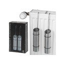 Waterverdampingsbakje RVS set a 2st. 20x5cm