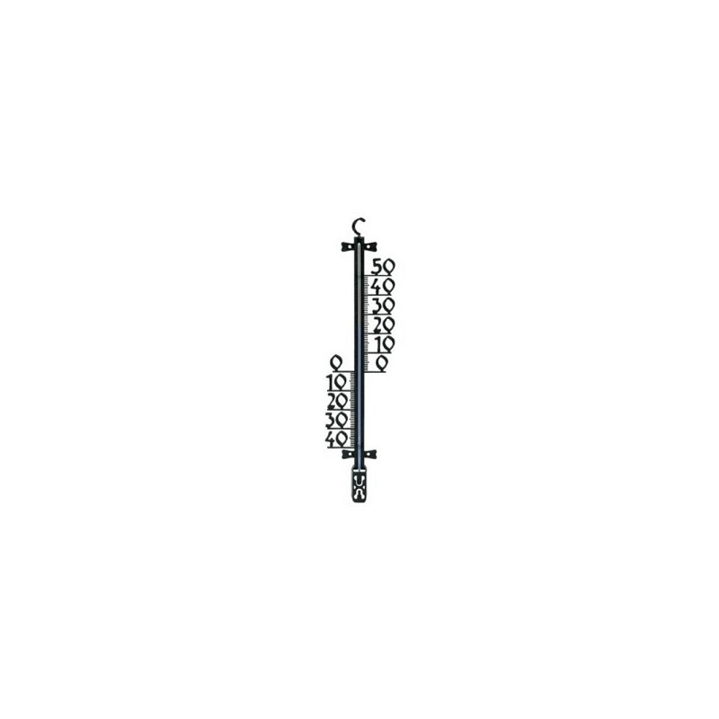 Dr.Friedrichs muurthermometer zwart 16cm