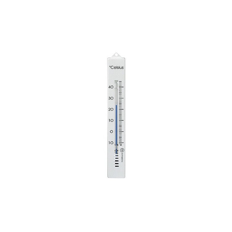 Dr.Friedrichs thermomètre d'ambiance plastique blanc 18cm