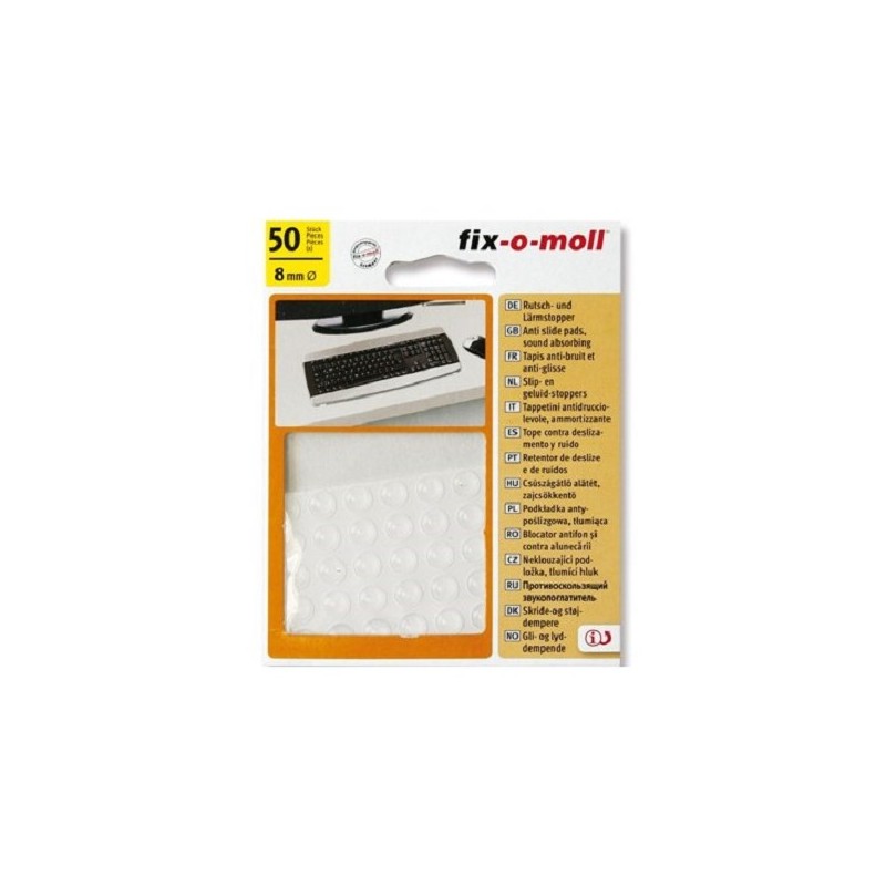 Butée de porte Fix-o-moll 28pcs 12mm tr