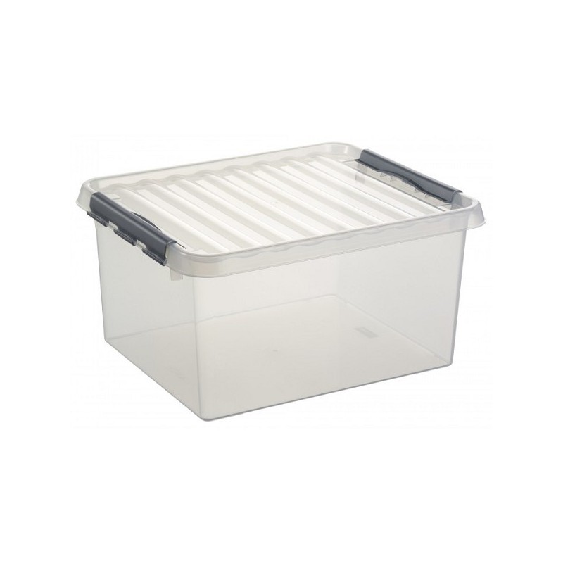 Boîte de rangement Sunware Q-line 36 litres transparente 50x40x26cm