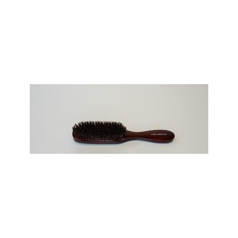 Haarborstel zwart pure 21x4 cm