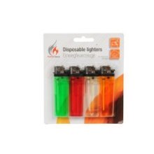 Briquet jetable 4 pièces