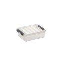 Sunware Q-line opbergbox small 1 liter transp. 20x15x6cm