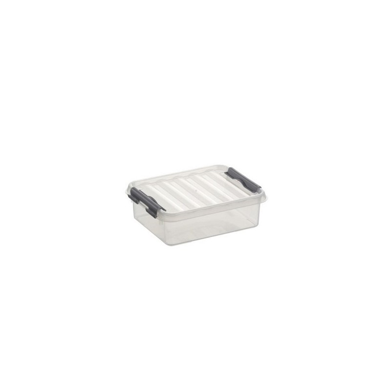 Sunware Q-line opbergbox small 1 liter transp. 20x15x6cm