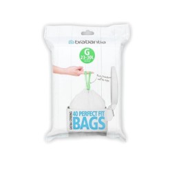 Brabantia perfectFit 23-30 litres Slimline sacs poubelle G distributeur pack 40 sacs