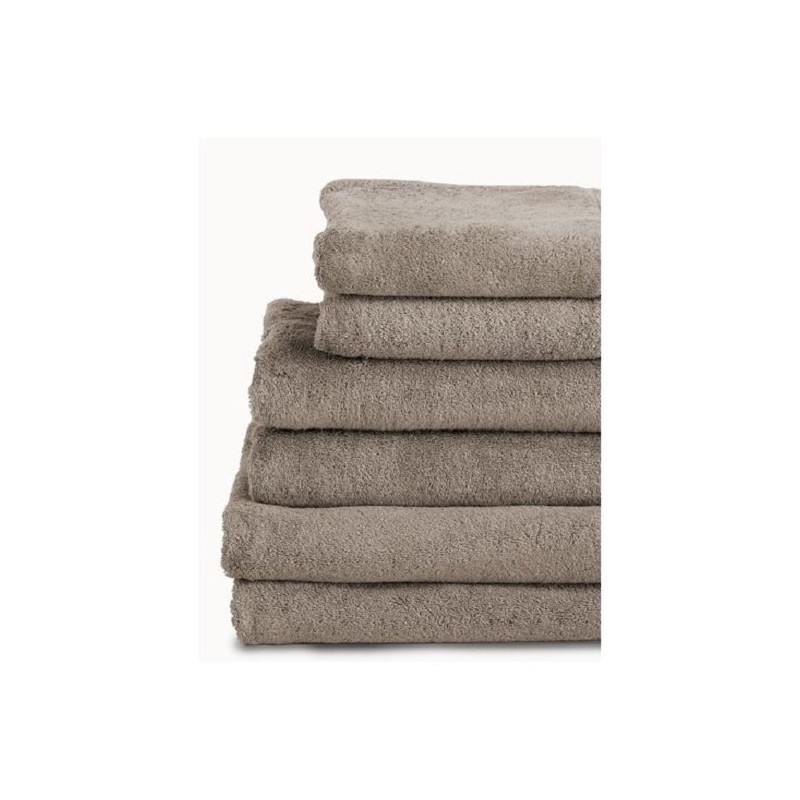Washandje l-grijs 6 stuks