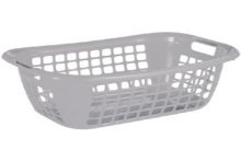 Sunware Basic panier à linge bas gris 55x38x22,5cm