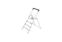 Hailo L40 huishoud trap 4-treeds aluminium (3 treden+bordes)