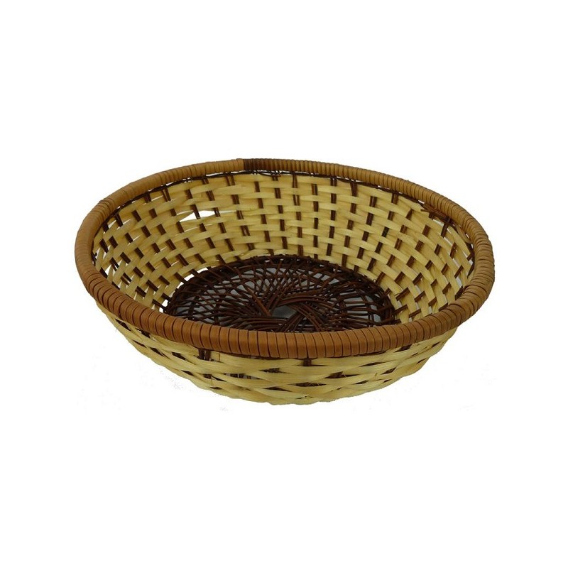 Panier bambou rond 22x7cm