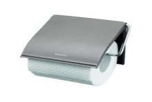 Brabantia Porte-rouleau de papier toilette platine 12,3x1,7x13,2cm