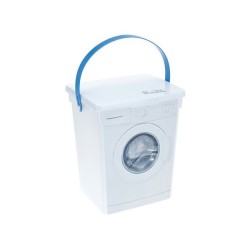 Boîte à lessive en plastique avec poignée 5L 19x16x23cm