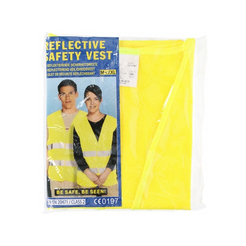 Gilet de sécurité (gilet) Jaune Taille M-XXL