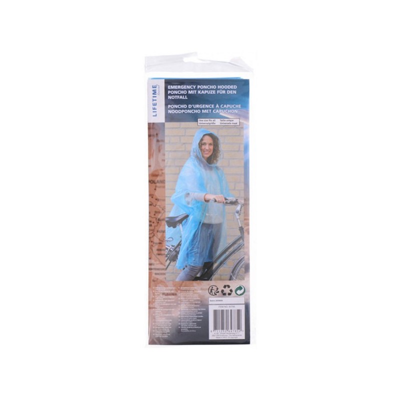 Poncho met capuchon