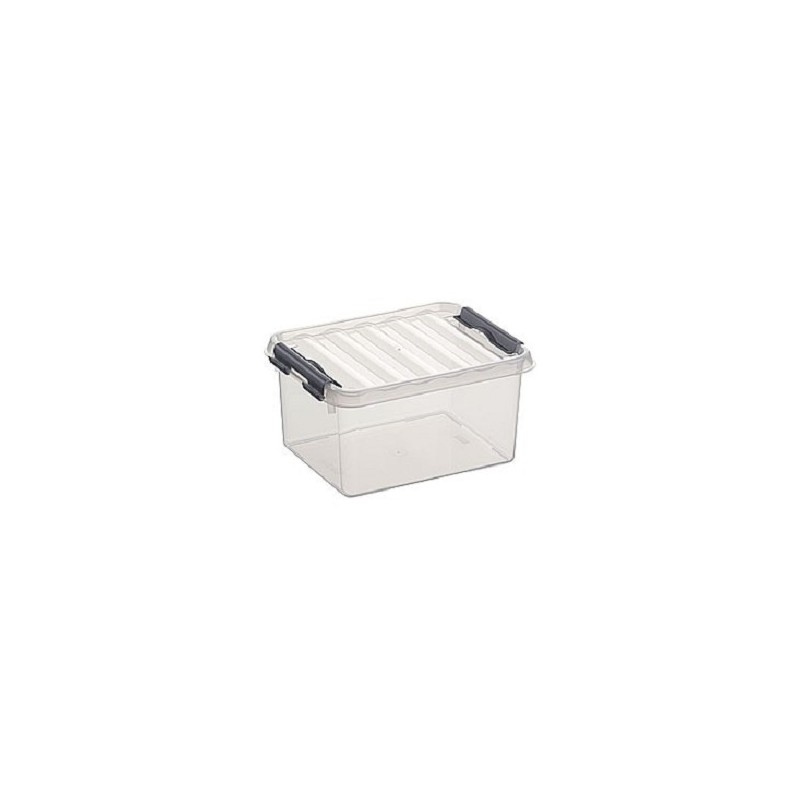 Sunware Q-line opbergbox 2 liter transparant 20x15x10,4cm