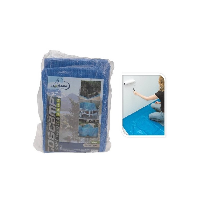 Afdekzeil blauw 4x6 meter