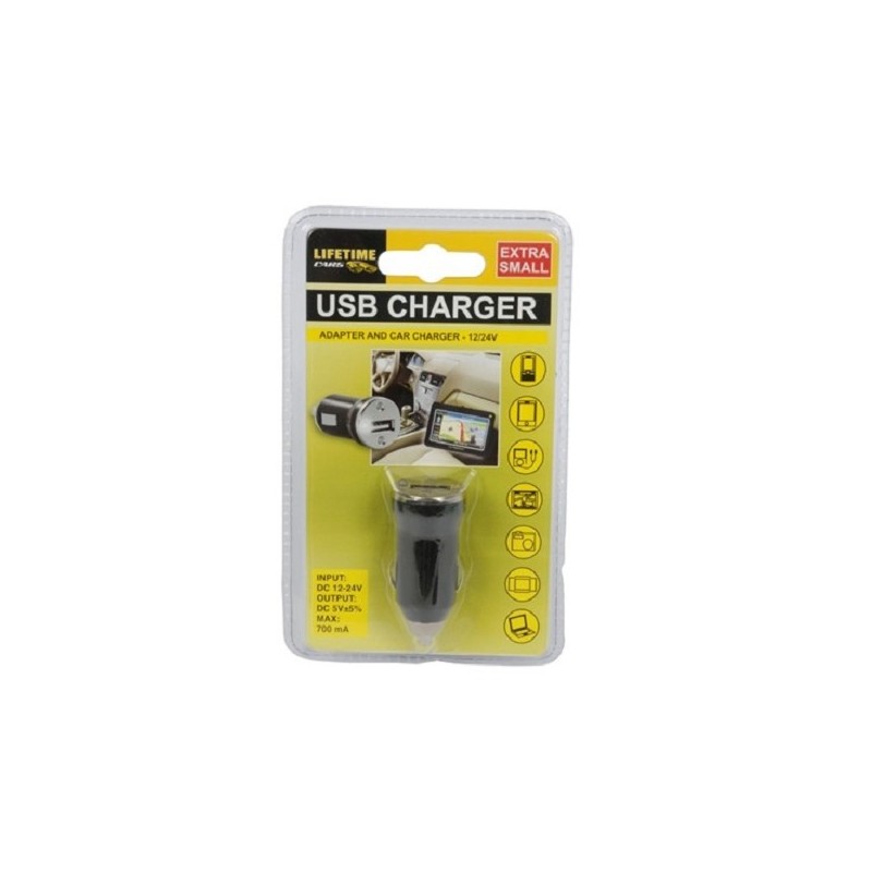 Chargeur USB Lifetime Cars mini 12/24v