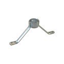 Bezemsteelhouder voor steel 30 mm metaal 18x7cm