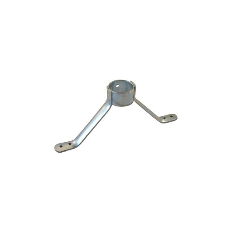Bezemsteelhouder voor steel 30 mm metaal 18x7cm