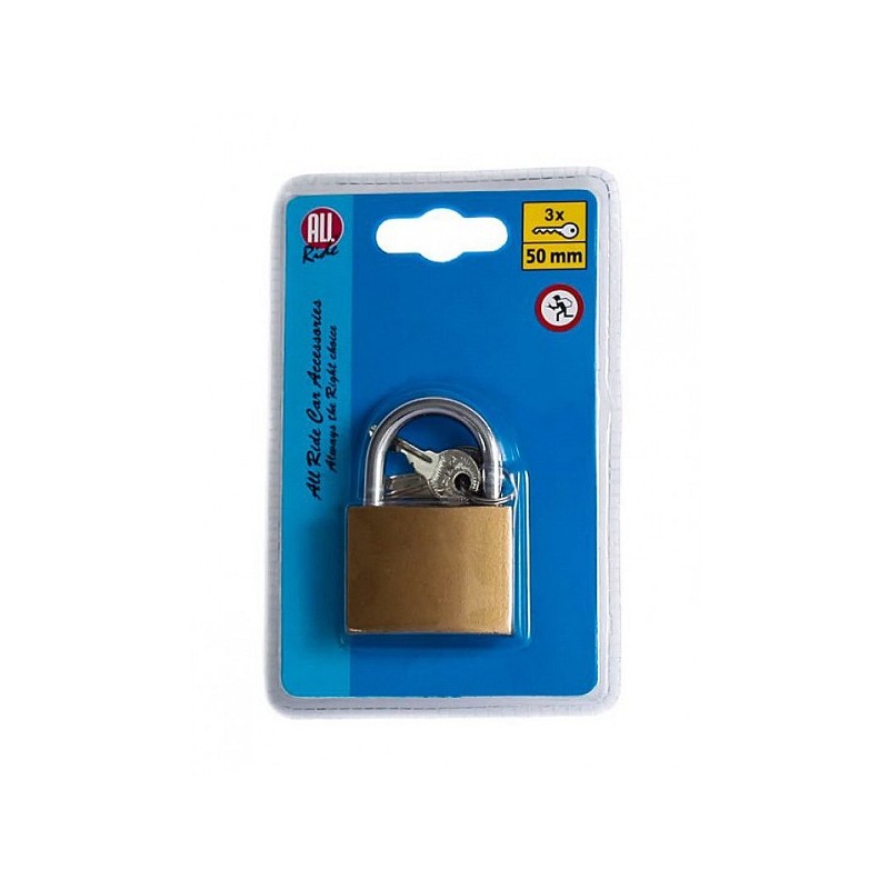 Hangslot 50 mm op blister