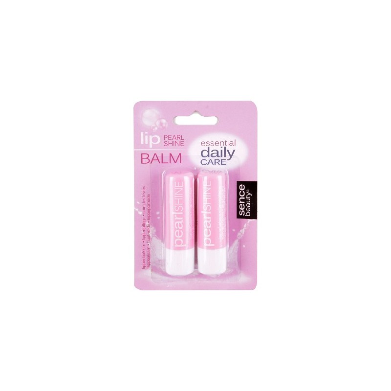 Sence Lippenbalsem Pearl shine TwinPack roze 2x4,8gr