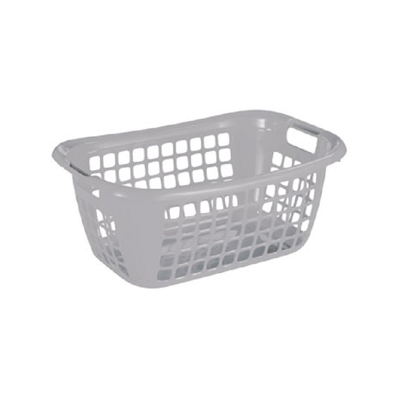Sunware Basic wasmand laag grijs 65x45x27cm