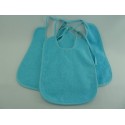 Bavoir 3 pcs 25x35 cm Turquoise