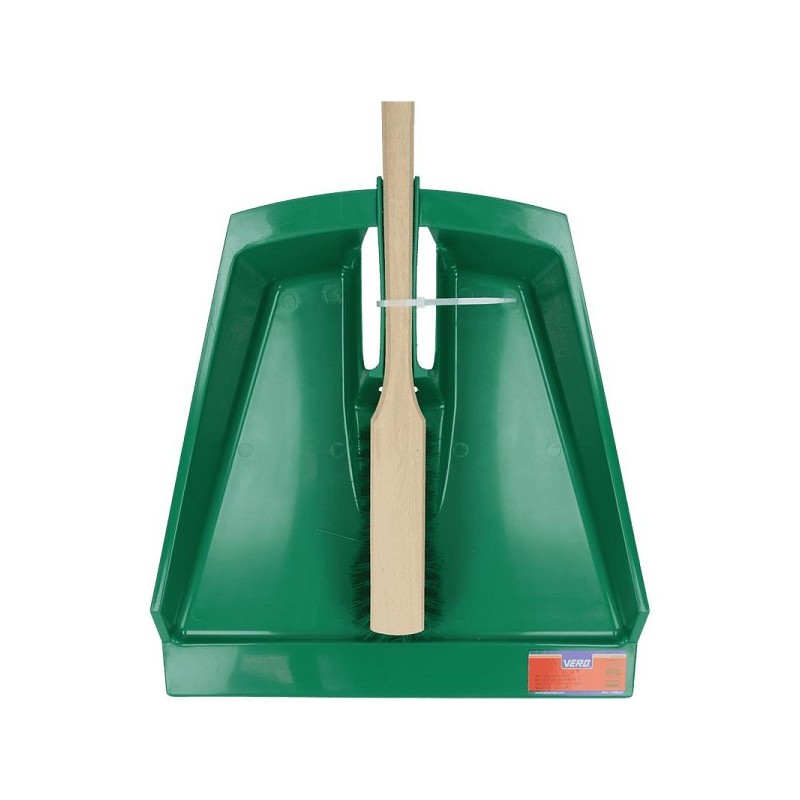 Stofblikset kunststof groot model 39x40cm groen