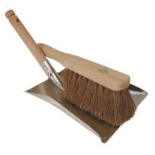 Jeu de boîtes de sol galvanisées, brosse manuelle, noix de coco